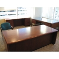Executive 3 piece Office Suite, Rustic Cherry, 